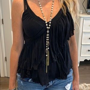 Pearl beaded necklace